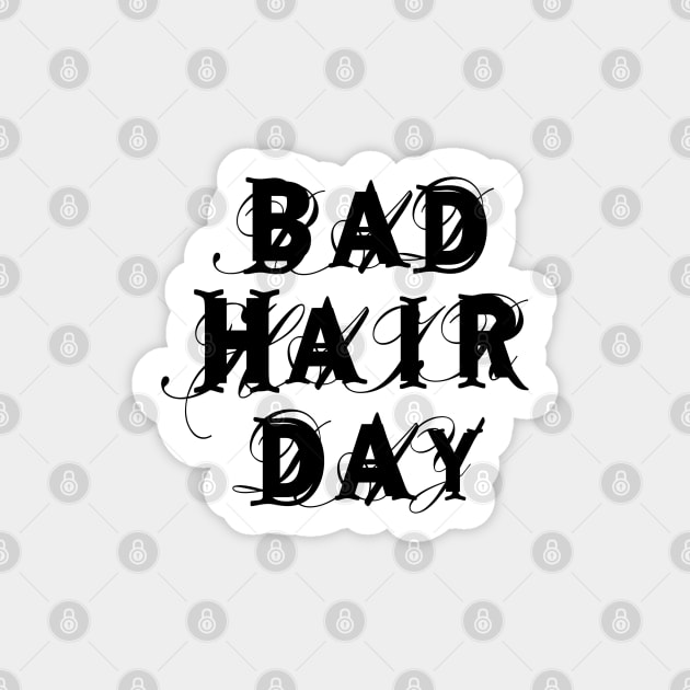 bad hair day, word art, text design Sticker by beakraus